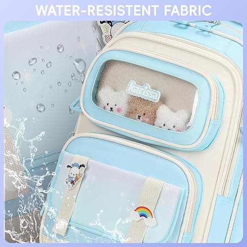 Tanou Girls Backpack Ergonomic School Bag Girl Children's Backpacks Cute Rucksack Kids for Primary Junior School, 20 Liters thumbnail 7