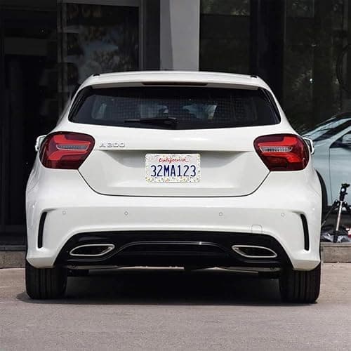 1Pc Wildflowers Too Flower License Plate Frames Cover Holders Aluminum Alloy License Plate Cover with Screw Caps Cover and Screwdriver Set - 2-Hole for Girl Women thumbnail 6