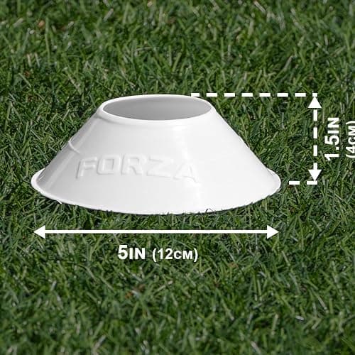 FORZA Mini Training Marker Cones | Durable Multi-Purpose Mini Space Cones Ideal for All Sports – Pack of 50 or 1000 in Multiple Color Options [Includes Carry Stand] thumbnail 4