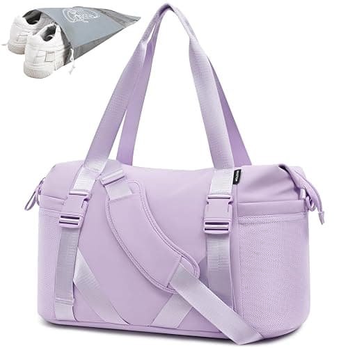 MAXTOP Women's Gym Yoga Duffle Bag with Shoe Pouch,Multi-Purpose Overnight Travel Bag for Gym,Work, Dance, Sports - Image 1