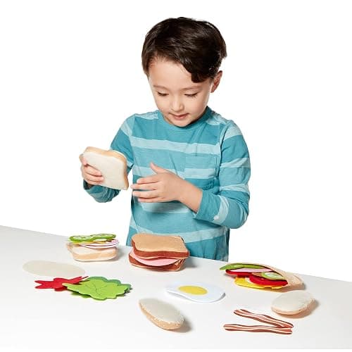 Melissa & Doug Felt Food Sandwich Set, 1 EA thumbnail 6