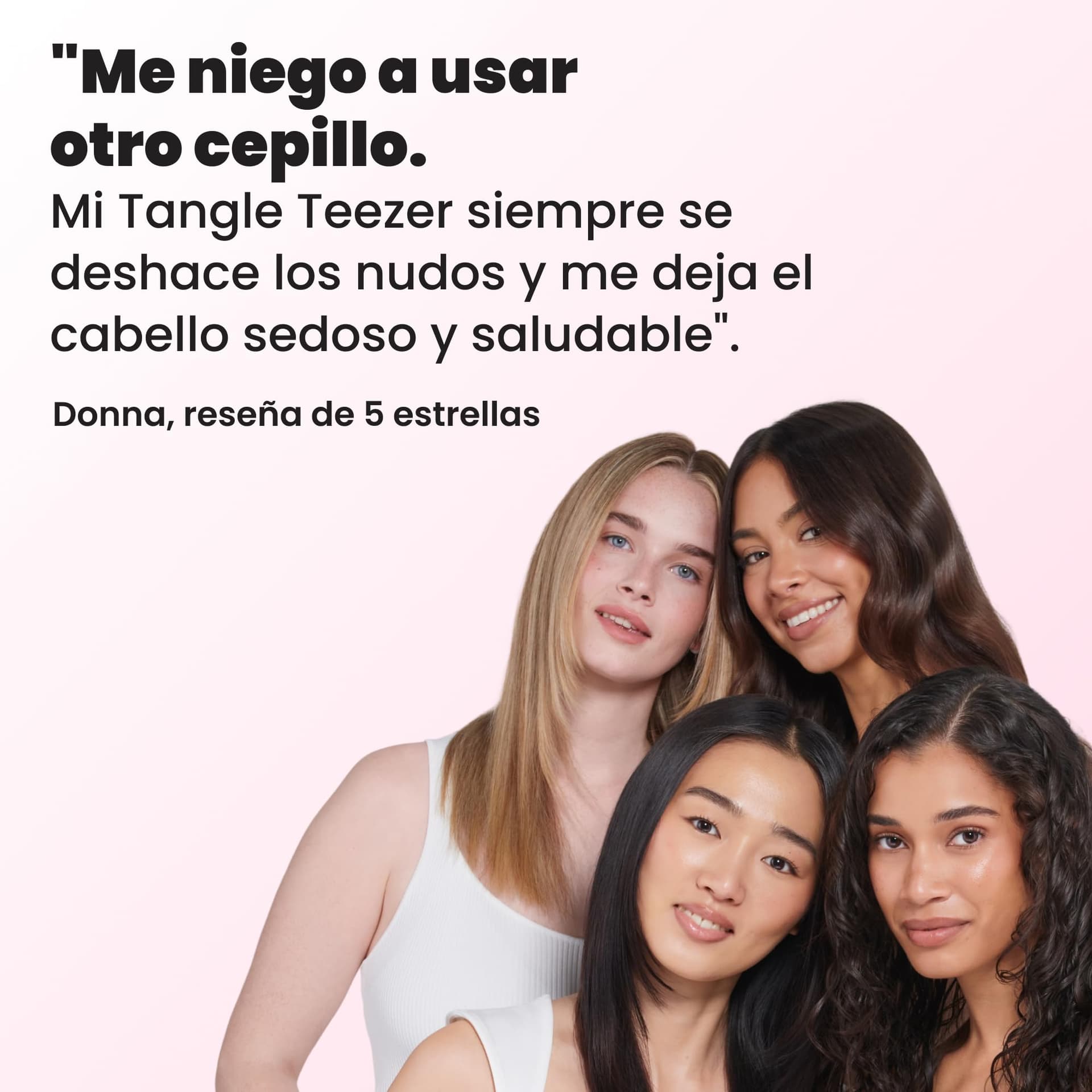 Tangle Teezer Ultimate Detangler Brush, Straight to Wavy, Millennial Pink | Patented two-tier, regular-flex teeth reduce breakage & split ends on wet or dry hair; Shower-friendly hairbrush for all ages thumbnail 7
