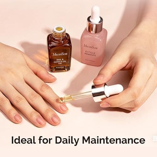 MelodySusie 25ML Cuticle Care Kit - Cuticle Oil and Cuticle Remover 2PCS | Cuticle Nourishes and Softener, Promotes Nail Growth and Strength for Home and Salon Use thumbnail 7