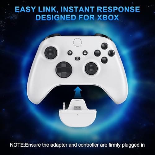 SKAPENDY 2.4GHz Wireless Gaming Headset for Xbox Series X|S, Xbox One, Xbox 360, PS5/4, PC, Low-Latency Bluetooth Gaming Headphones with 3D Surround Sound, Rotatable Earmuffs & Noise Canceling Microphone, 50+Hr Battery thumbnail 3