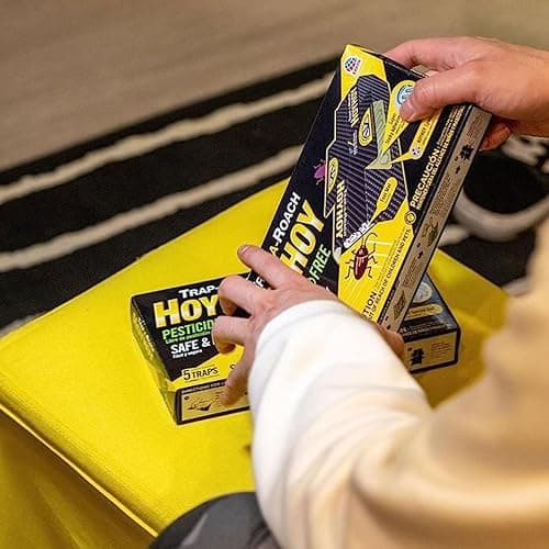 HOY HOY Trap A Roach - 10 Traps [2 Pack] Baited Glue Traps, Great for Home with Kids & Pets Indoor, Sticky Pest Control Trap, Roach Killer, Made in Japan thumbnail 2