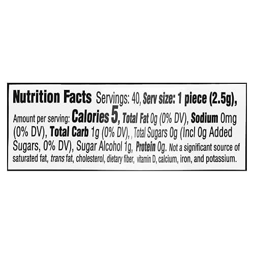 Trident Vibes SOUR PATCH KIDS Redberry Sugar-Free Chewing Gum, 40 Piece Bottle thumbnail 2