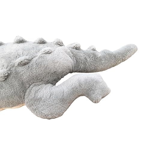 Hofun4U Alligator Plush Pillow, 67 inch Alligator Stuffed Animal, Home Decoration Christmas Valentine’s Birthday Gift for Boys Girls Adults Kids (Grey) thumbnail 5