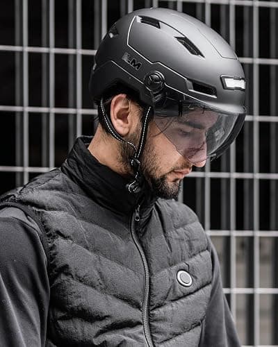 ILM Adult Bike Helmet with LED Front Back Light Bicycle Helmets E3-10L thumbnail 8