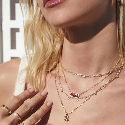 Kendra Scott Courtney Paperclip Necklace, Fashion Jewelry for Women thumbnail 3