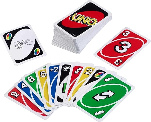 UNO - Classic Colour & Number Matching Card Game - 112 Cards - Customizable & Erasable Wild - Special Action Cards Included - Gift for Kids 7+, W2087 thumbnail 4