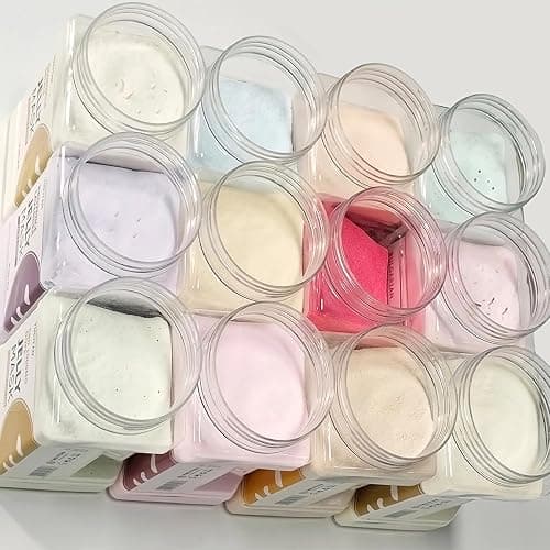YMEYFAN 5 Jar Jelly Mask Powder for Facial Mask Professional Bundle (Turmeric, Vampire, Hyaluronic Acid, Charcoal Powder, Rose Petal) thumbnail 6