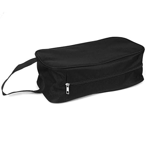 Linkidea 2 Pack Soccer Shoe Carrying Bag, Soccer Cleats Storage Bag, Fit Up to US Men Size 13 Soccer Shoes, Compact Soccer Boots Duffle Bag with Water Resistant Design (Black) thumbnail 3