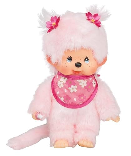 Monchhichi Sakura (Cherry Blossom) Girl Plush Toy - Pink thumbnail 4