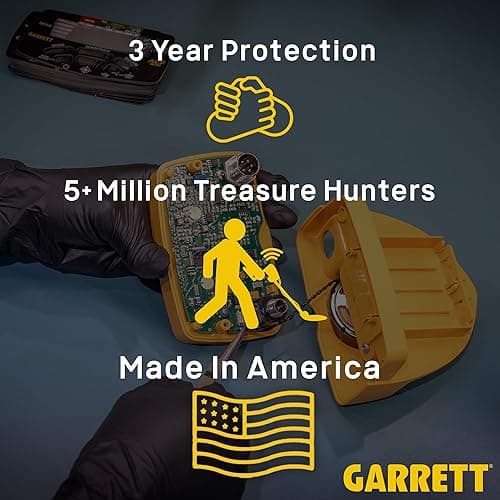 Garrett ACE 200 Metal Detector for Adults and Kids, Made in USA, Waterproof Search Coil thumbnail 7