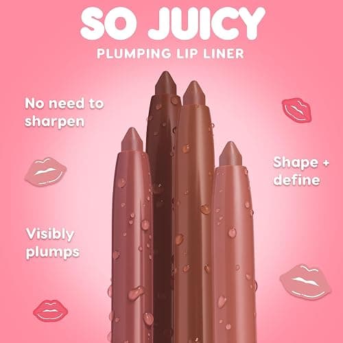 ColourPop So Juicy Plumping Lip Liner with Peptides - Long Lasting Lip Liner for Visibly Plumped & Shaped Lips - Enriched with Smoothing Ceramides & Peppermint - Tease (0.01 oz) thumbnail 3