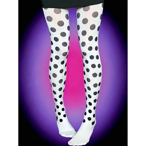 RICHTRUE Whimsy Twee Funky Patterned Tights Women Teen Girls Emo Goth Cool 2000s Fun Printed Tights Y2k Grunge Alt Clothes thumbnail 3