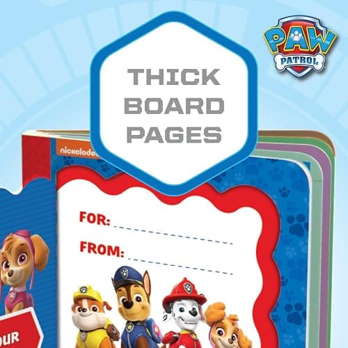 Paw Patrol Happy Pawsome Birthday; Greeting Card Board Book with Personalization Flap, Gifts for Birthdays (Little Bird Greetings) thumbnail 5