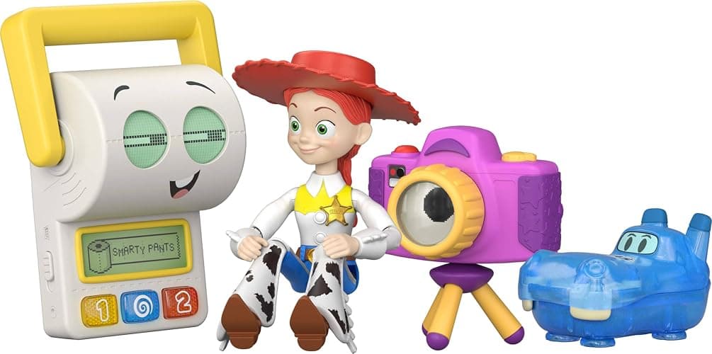 Mattel Disney and Pixar Toy Story 5 Action Figures Multipack, Playscale 7 Inch Posable Movie Accurate Toys Jessie & Double A Team thumbnail 5