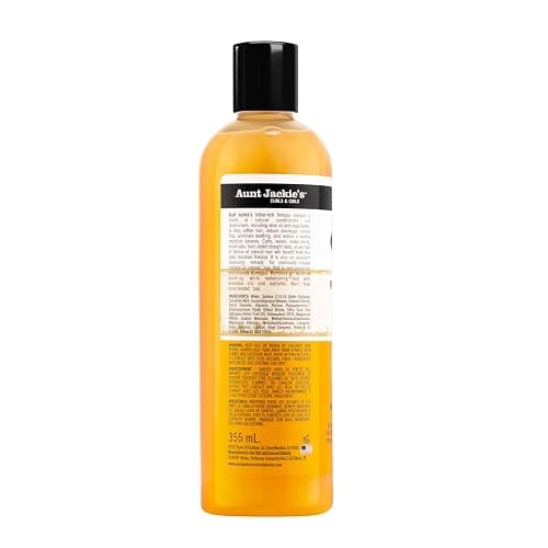 Aunt Jackie's Curls and Coils Oh So Clean Deep Moisturizing and Softening Hair Shampoo for Natural Curls, Coils and Waves, Enriched shea Butter, 12 oz thumbnail 8
