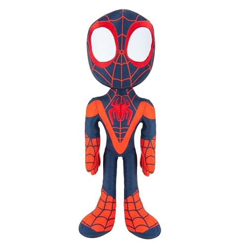 Marvel Spidey and his Amazing Friends My Friend Miles Talking Plush - 16-Inch Miles Morales with Sounds - Toys Featuring Your Friendly Neighborhood Spideys - Image 1