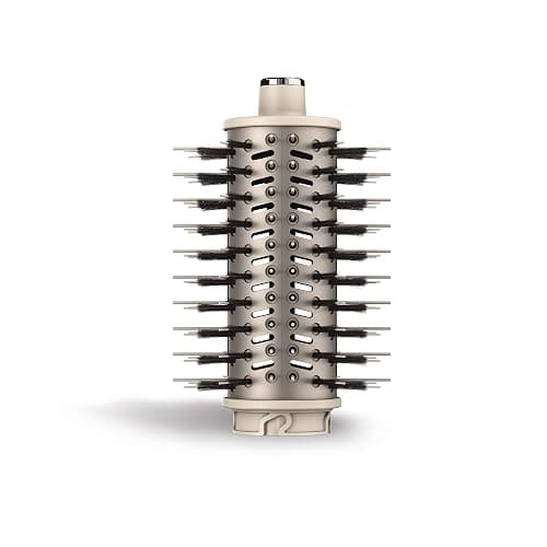 Shark FlexStyle Round Hot Air Brush Attachment for Blow Dryers, Hair Styling Tool for Straight, Wavy, Curly, and Coily Hair, Stone thumbnail 4