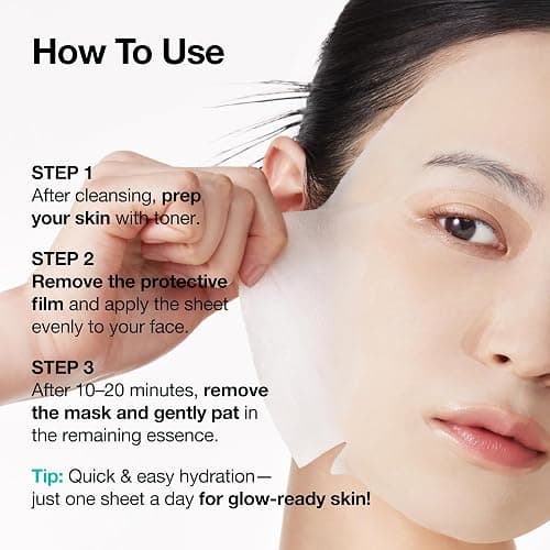 Anua PDRN Hyaluronic Acid Capsule 100 Serum Mask, Hydrating & Soothing Face Mask for Glass Skin, Dewy Glow and Firm Looking Skin, Salmon DNA & Collagen, Lightweight Texture, Korean Skin Care (10EA) thumbnail 6