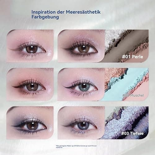 Flower Know Muschel- und Perlen Design 6-farbige Make-up-Palette, Lidschatten, Rouge, Hervorhebung und Kontur,Flower Know Make-up-Palette (B) thumbnail 2