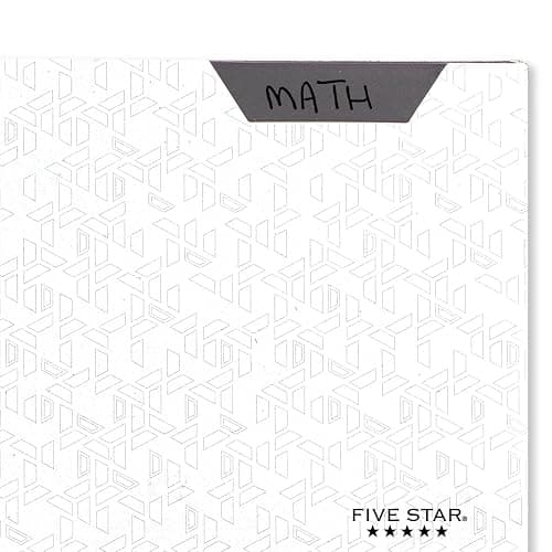 Five Star 2-Pocket Folder, Plastic Folder with Stay-Put Tabs and Prong Fasteners, Holds 8-1/2" x 11" Paper, White (72494) thumbnail 5