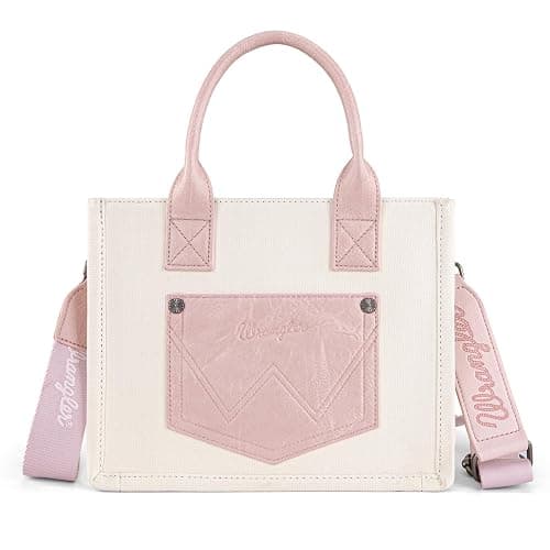Montana West Wrangler Tote Bag for Women Retro Canvas Top Handle Purses and Handbags thumbnail 6