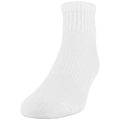 Gildan Men's Active Cotton Ankle Socks, 10-Pairs - White - Shoe Size: 6-12 thumbnail 3
