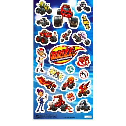 Blaze and The Monster Machines Coloring and Activity Book with Mini Cars Coloring Book with Stickers (Blaze Party Supplies) thumbnail 3