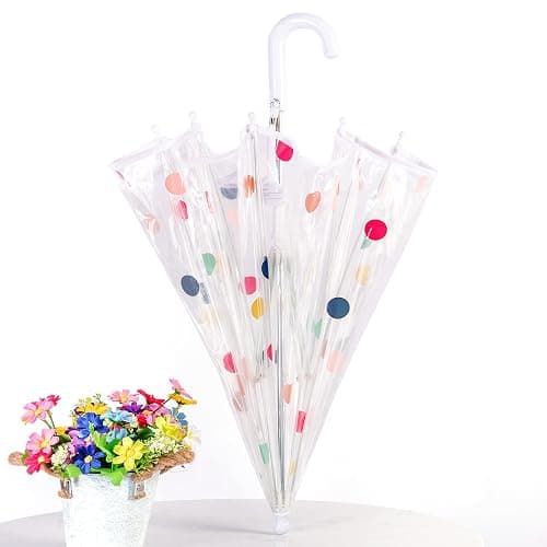 RONIARE Kids Clear Bubble Umbrellas for Rain Dome Windproof Umbrella for Kid Girls and Boys thumbnail 8