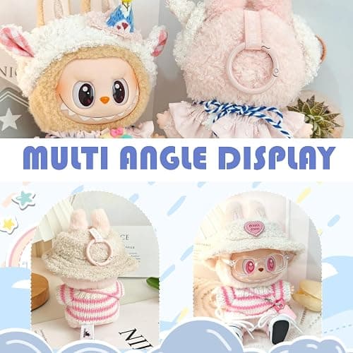 Xiujuers Vestiti per bambole di peluche da 17 cm per Labu - H thumbnail 4
