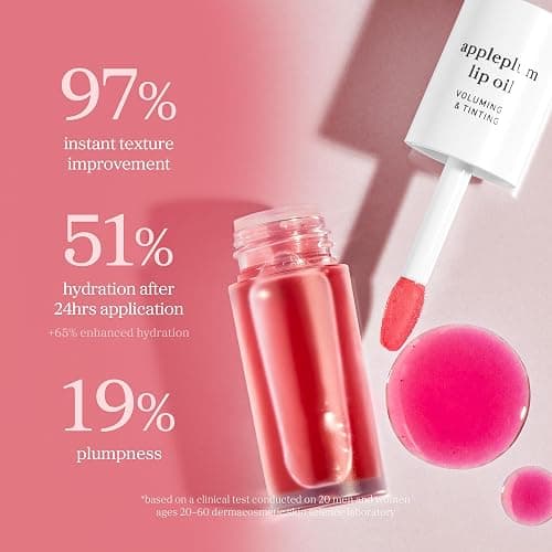 NOONI Korean Lip Oil - Appleplum | Long-Lasting, Moisturizing, Plumping, Revitalizing for Dry Lips, Waterproof, No Peel Off, Korean Tint, Hydrating Lip Stain, Nourishing Crystal Clear, 0.12 FL Oz thumbnail 5