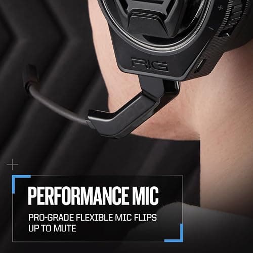 RIG 800 PRO HS Wireless Gaming Headset & Multi-Function Base Station for PlayStation PS4, PS5, PC, Mac, USB - Up to 60 Hour Battery thumbnail 4