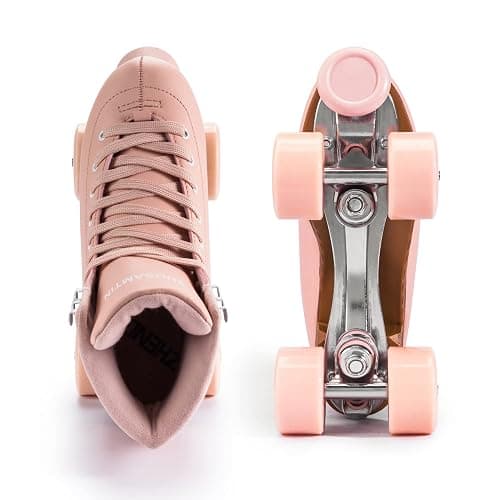 Tuosamtin Roller Skates for Women/Youth with Height Adjustable stoppers Retro Quad Roller Skates for Outdoor and Indoor thumbnail 2