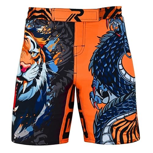 ROAR-INT MMA Rash Guard & BJJ Shorts Set Kids Fight Training Grappling Wear Jiu Jitsu Gi Trunks Outfit Set thumbnail 5