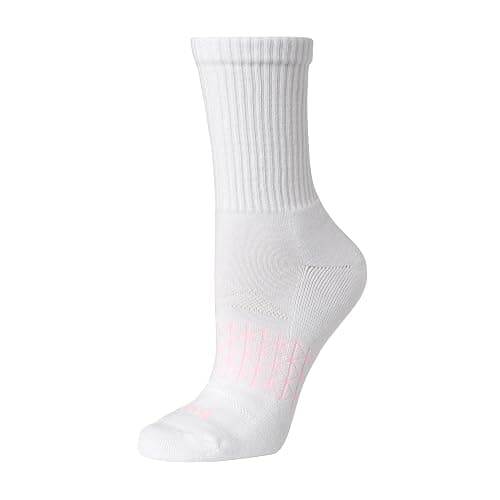 Hanes Women's Cushioned Crew Socks, Absolute Active Crew Socks For Women, Seamless Toe, 4-Pairs thumbnail 4