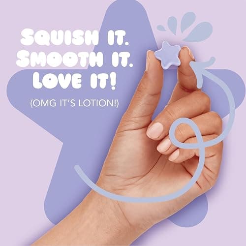 Jergens Lavender Lotion Bursts, Squishy Star-Shaped Moisturizer Bursts, 38 Ct thumbnail 8