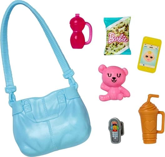 Barbie Babysitting Playset with Skipper Doll, Baby Doll, Bouncy Stroller and Themed Accessories thumbnail 5