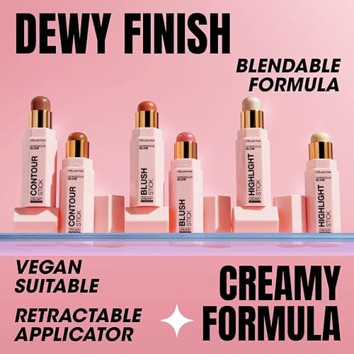 Collection Cosmetics Gorgeous Glow Sticks, Fast and Mess Free, 4g, Blush thumbnail 5