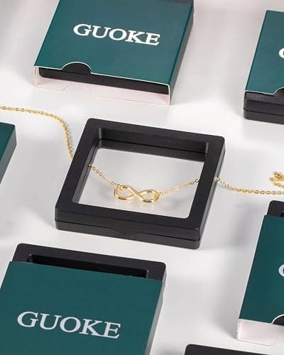GUOKE 3 Pairs Earring Stacks, Gold Earring Set Jewelry Gift for Women | Small, 14K Gold/White Gold/Black/Rose Gold Plated, Hypoallergenic, Her, Everday, Stackable, Simple, 3 Holes thumbnail 6