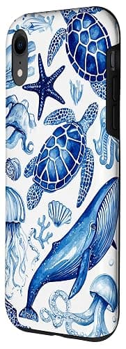 Sea Turtle, Coral Reef, Ocean & Sea, Marine Animal, Whale Case for iPhone XR thumbnail 2