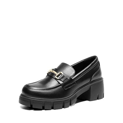 DREAM PAIRS Loafers for Women Platform Chunky Loafers Slip On Casual Shoes - Image 1