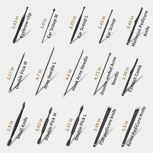 MINKINH Manicure Set Professional Nail Clipper Kit-26 Pieces Stainless Steel Manicure Kit,Nail Care Tools with Luxurious Travel Case Nail Grooming Kit Present for Men Husband Boyfriend Parent thumbnail 4