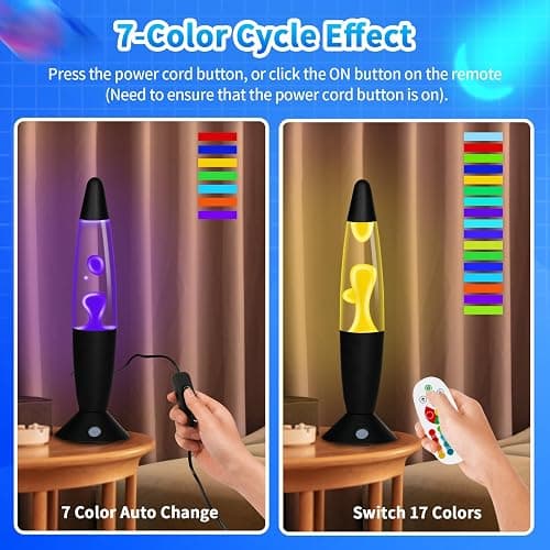 Besight Lampe à Mouvement Liquide avec 17 Changements de Couleur pour Adultes, Lampe d'ambiance pour Bureau Chambre Maison, Cadeau pour Anniversaire Saint Valentin thumbnail 4