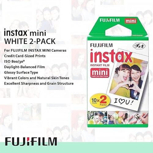 Fujifilm Instax Mini Link 3 Smartphone Printer Sage Green + Fuji Film Value Pack (20 Sheets)+ Shutter Accessories Bundle, Incl. Protective Case, 20 Sticker Frames, USB Type C Cable thumbnail 2