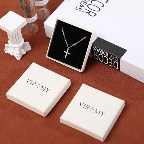 VIROMY Gold Hoop Earrings Set for Women Trendy, 14K Gold Plated Lightweight Small Gold/Silver Hoop Earrings for Women Chunky Open Hoops Earrings Jewelry Gifts thumbnail 7