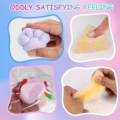 Ktdorns Fun 18oz Taba Squishy Kit with Mold & Flocking Powder - DIY Stress Relief Toy for Taba Squishy Paw and Sticky Lovers thumbnail 6