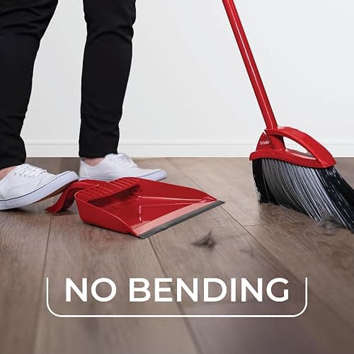 O-Cedar Pet Pro Broom with Step-On Dustpan | Remove 99% with One Sweep | Removes 3 Times More Pet Hair | Quiet Cleaning Tool for Cat and Dog Owners thumbnail 2